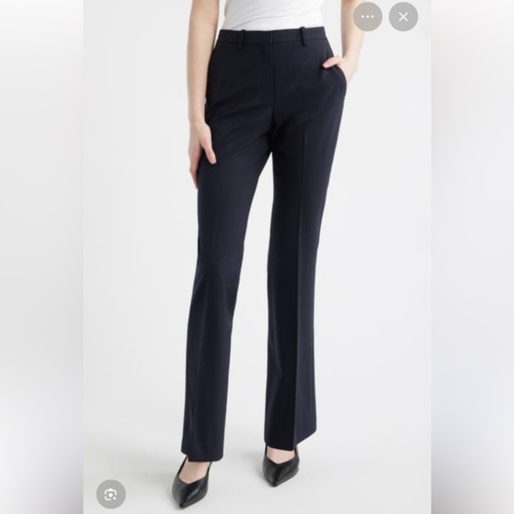 Theory Navy Tailored Tapered Trousers. 12